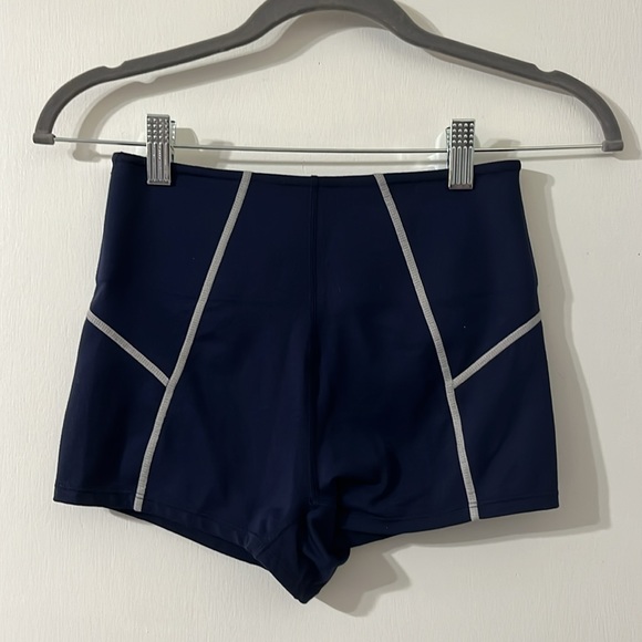 Free People You’re a Peach Shorty Shorts Blue XS - Picture 2 of 4